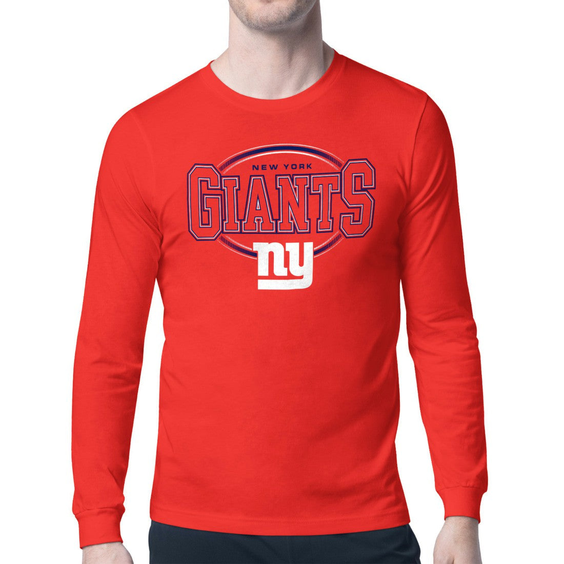 New York Giants Starter Team Track Graphic Long Sleeve T-Shirt - Red sale