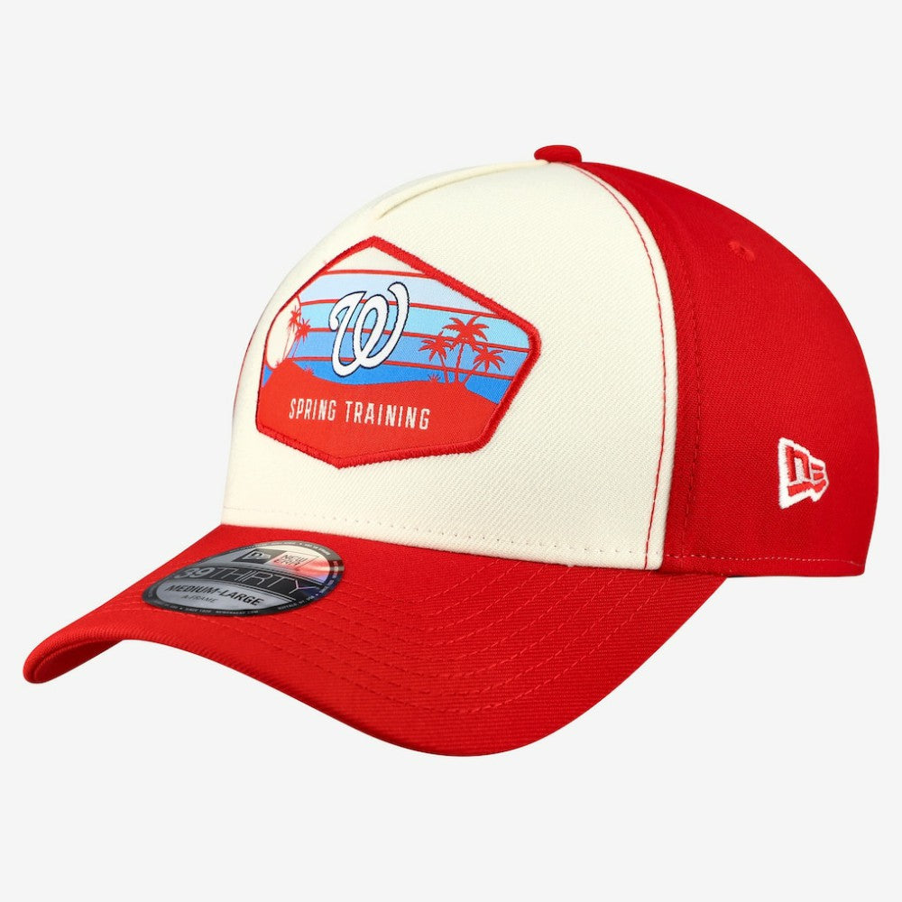 Washington Nationals 2026 Spring Training Fan Pack Gradient 39THIRTY Flex Hat - Stone | New Era