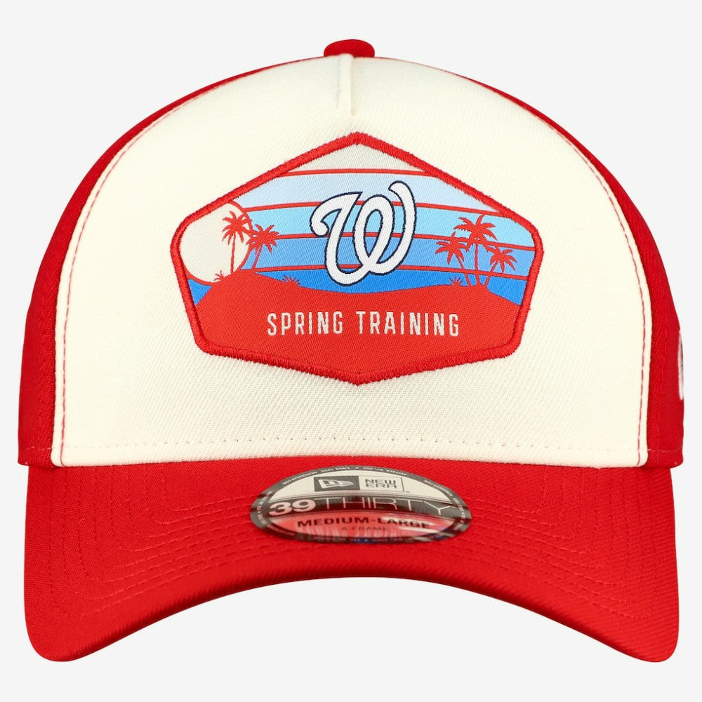 Washington Nationals 2026 Spring Training Fan Pack Gradient 39THIRTY Flex Hat - Stone | New Era