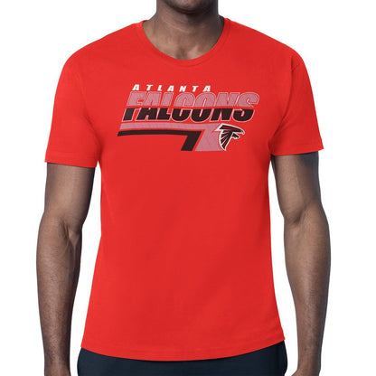 Atlanta Falcons Starter Logo Push Graphic T-Shirt - Red discount