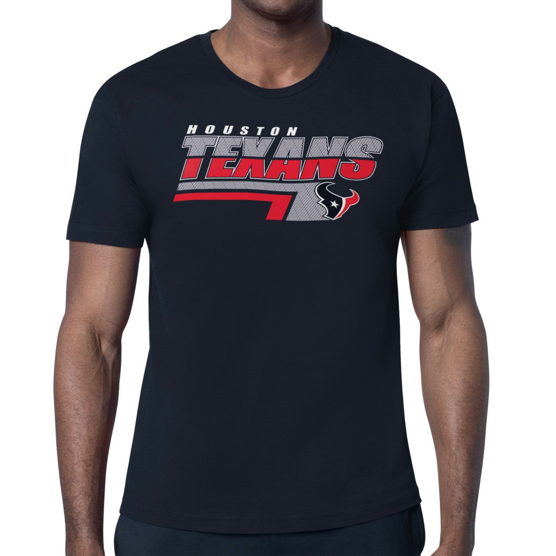 Houston Texans Starter Logo Push Graphic T-Shirt - Navy sale