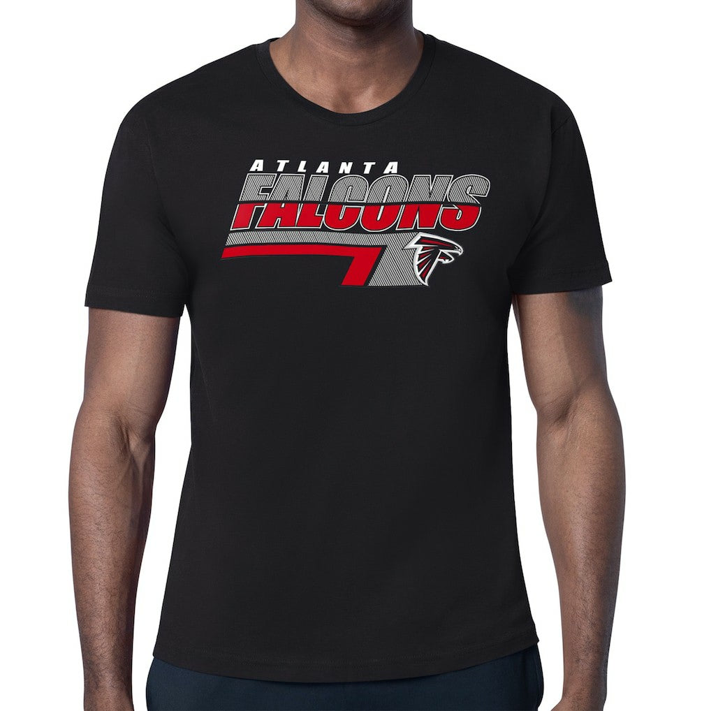 Atlanta Falcons Starter Logo Push Graphic T-Shirt - Black for sale