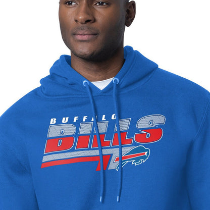 Buffalo Bills Starter Logo Push Graphic Hoodie - Royal sale