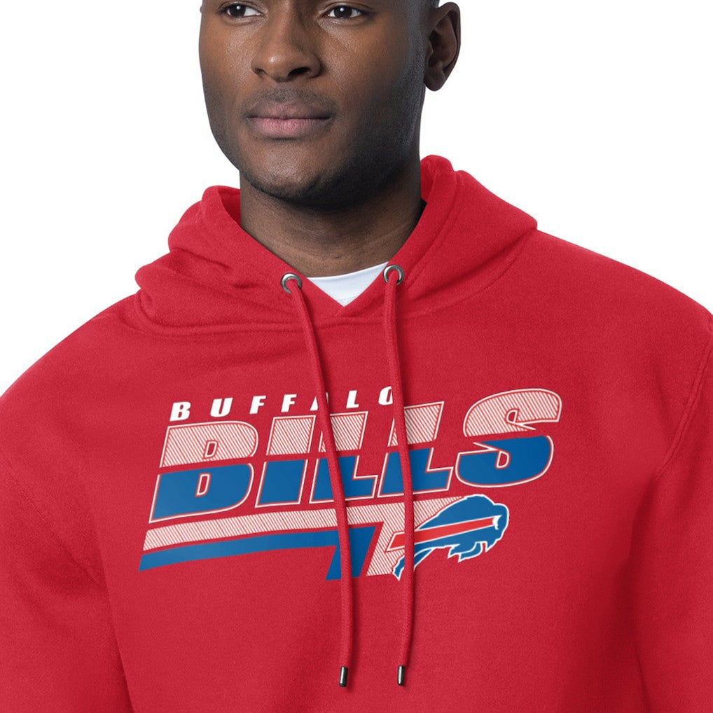 Buffalo Bills Starter Logo Push Graphic Hoodie - Red outlet