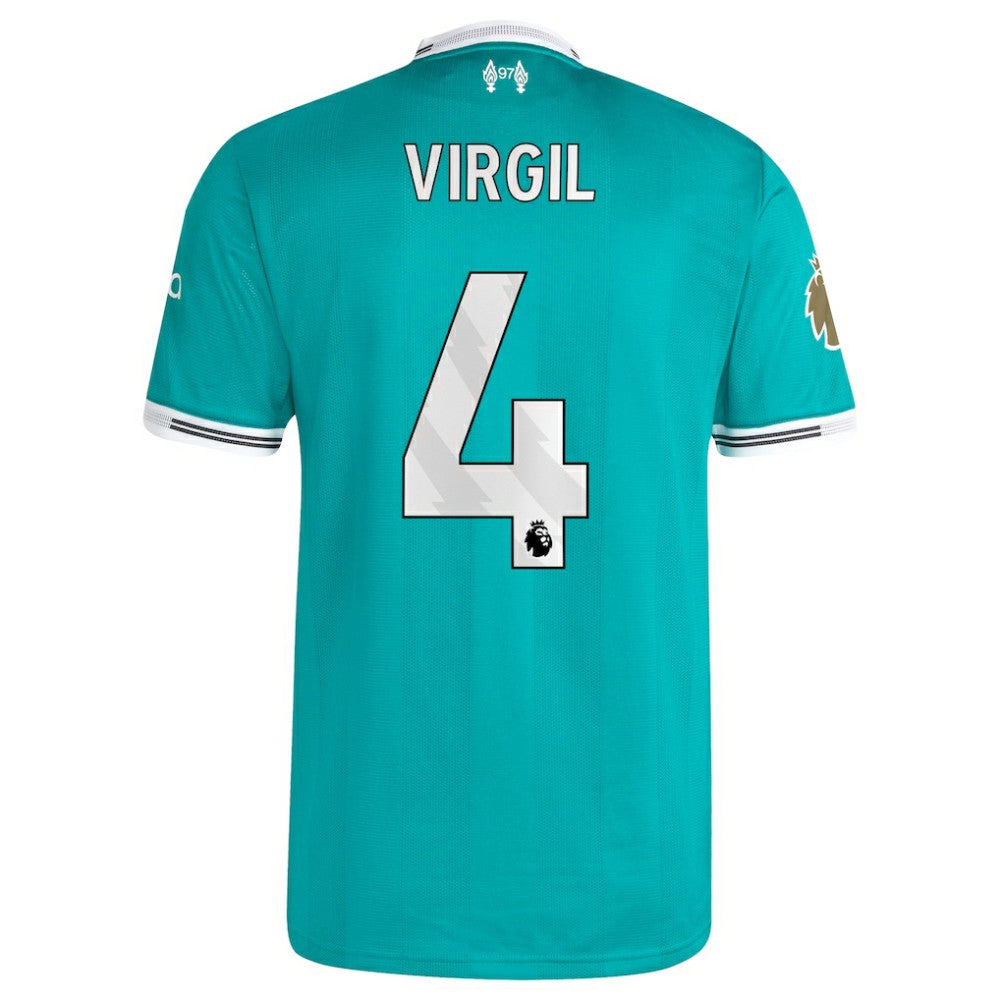 Virgil van Dijk Liverpool 2025/26 Third Player Jersey - Green | Adidas online