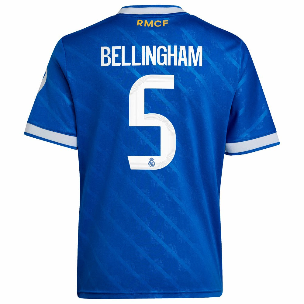Jude Bellingham Real Madrid Youth 2025/26 Third Replica Player Jersey - Blue | Adidas on sale