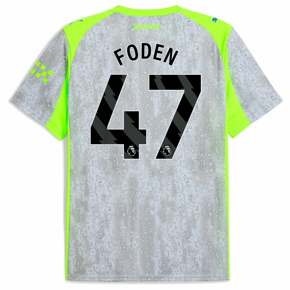 Manchester City 2025/26 Third Replica Jersey - Green/Neon Green | Puma for sale
