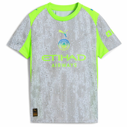 Manchester City Youth 2025/26 Third Replica Jersey - Green/Neon Green | Puma for sale