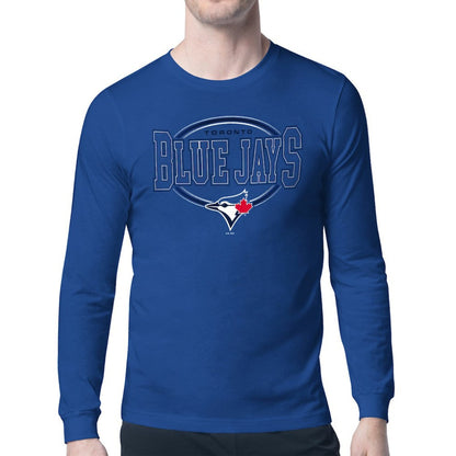 Toronto Blue Jays Starter Team Track Graphic Long Sleeve T-Shirt - Royal
