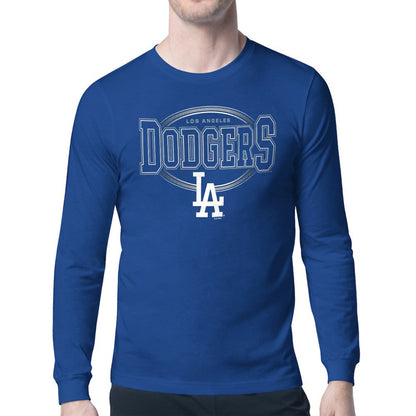 Los Angeles Dodgers Starter Team Track Graphic Long Sleeve T-Shirt - Royal