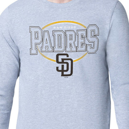 San Diego Padres Starter Team Track Graphic Long Sleeve T-Shirt - Gray