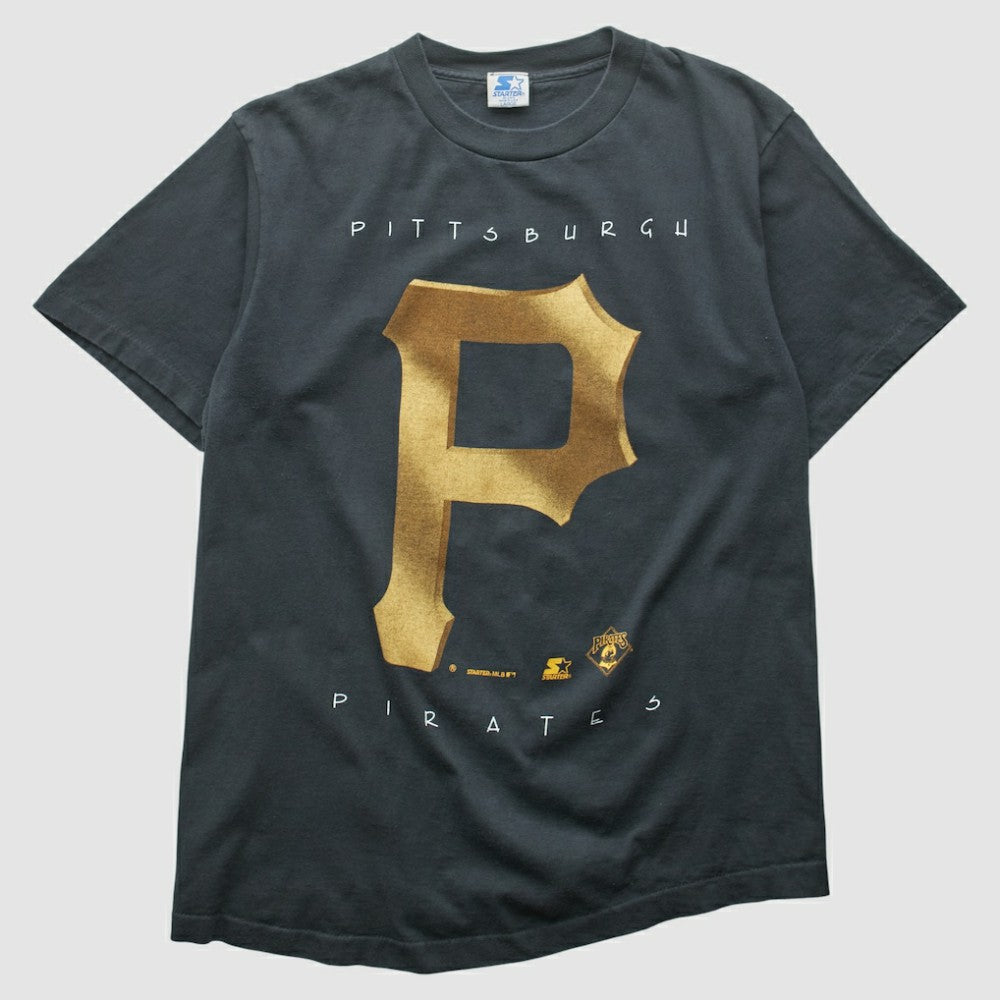Pittsburgh Pirates Starter 90s T-Shirt - Black Vintage