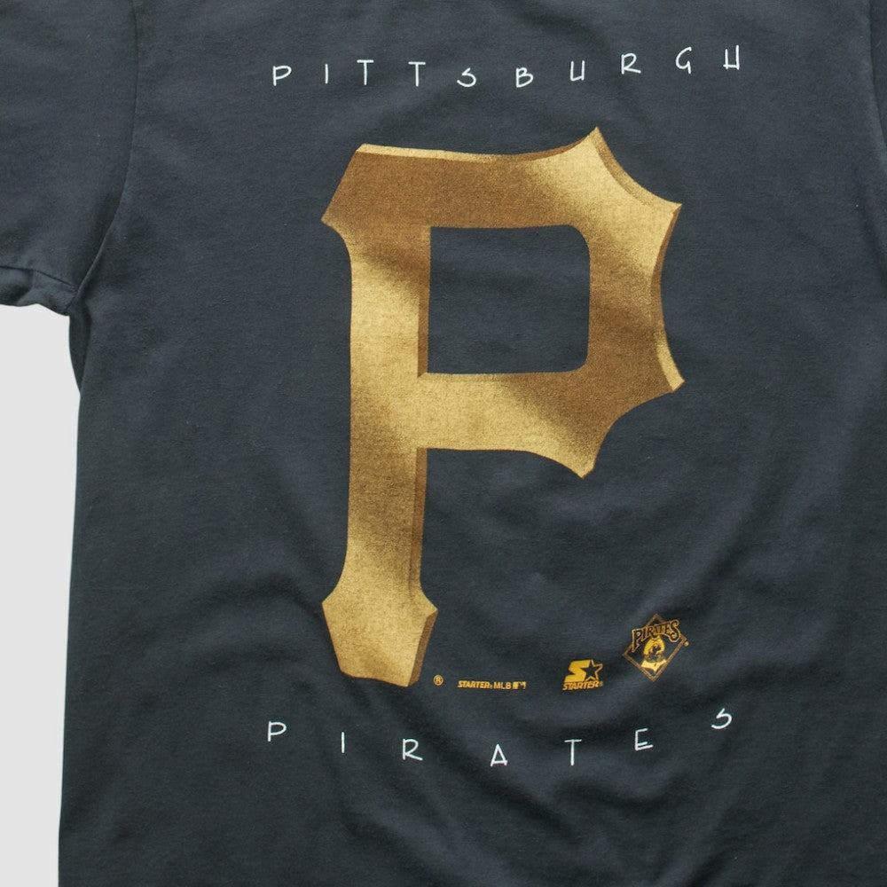 Pittsburgh Pirates Starter 90s T-Shirt - Black Vintage