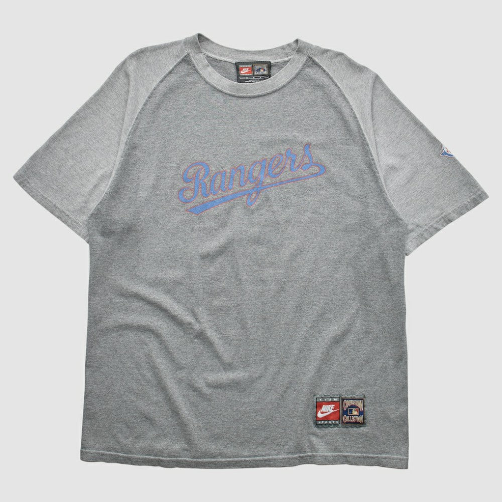 Texas Rangers 2000s T-Shirt - Gray Vintage | Nike