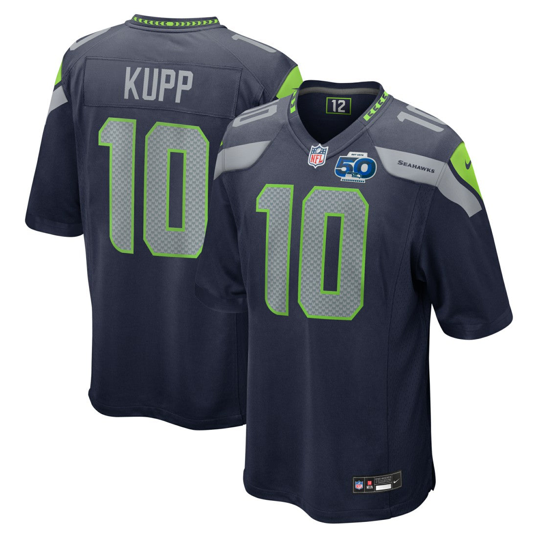 Cooper Kupp Seattle Seahawks Team 50th Season Game Jersey - College Navy | Nike online