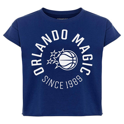 Orlando Magic Sportiqe Women's Cropped Genuine Issue Collection Alana T-Shirt - Blue shop
