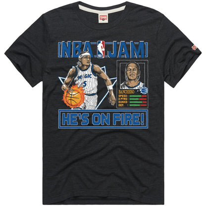 Paolo Banchero Orlando Magic Homage Unisex NBA Jam Tri-Blend T-Shirt - Charcoal online