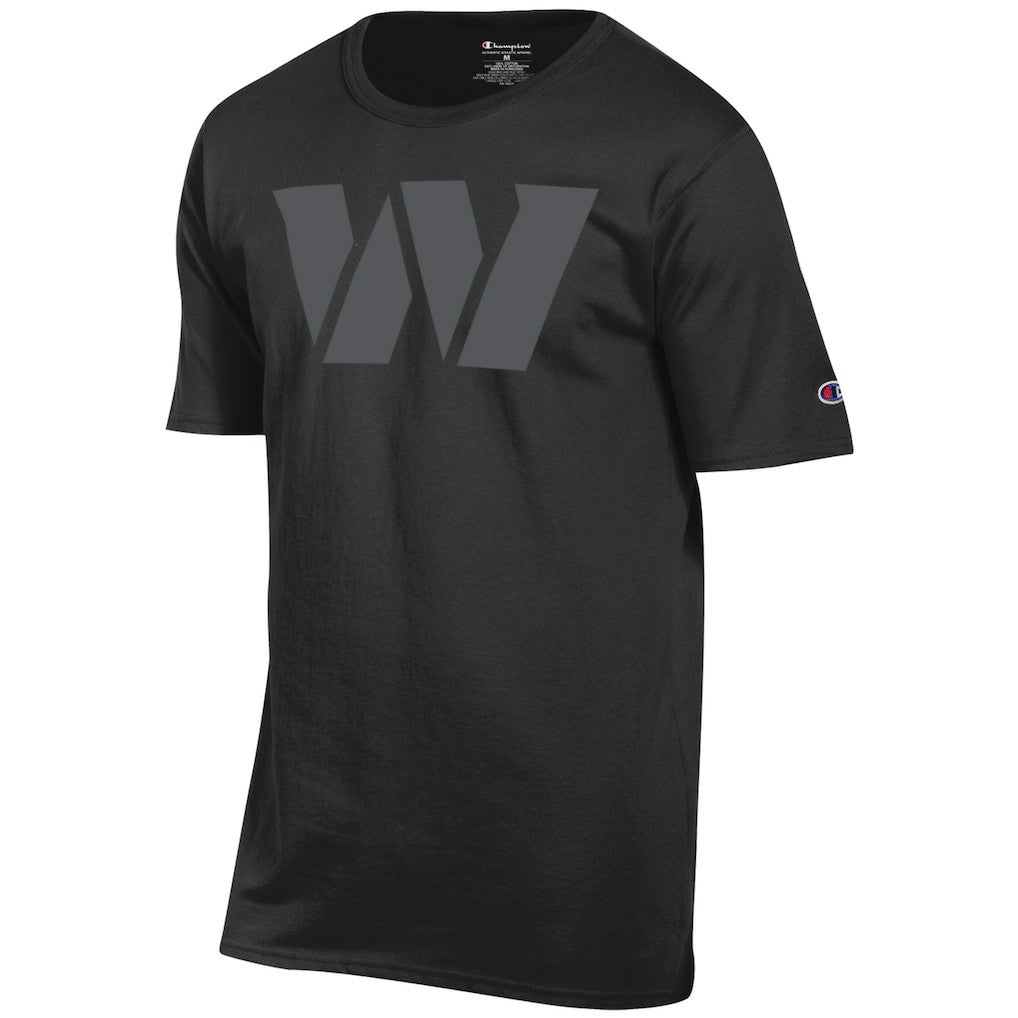 Washington Commanders Champion Tonal Logo T-Shirt - Black discount