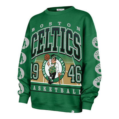 Boston Celtics '47 Women's Go Big Oversized Sweatshirt - Kelly Green | 47 brand discount