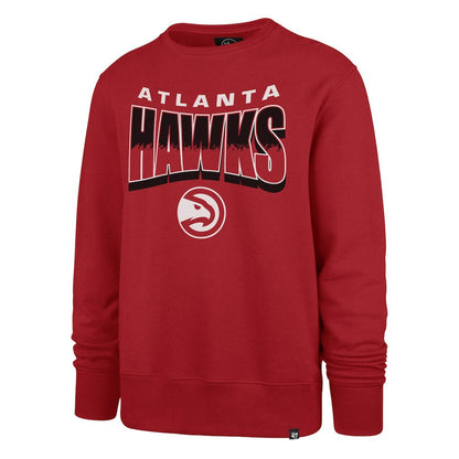 Atlanta Hawks '47 Unisex Brush By Headline Crewneck Sweatshirt - Red | 47 brand on sale