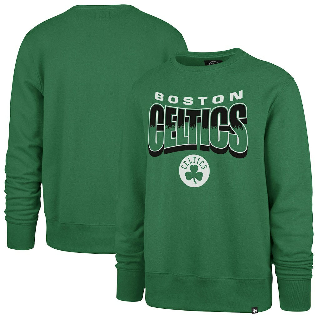 Boston Celtics '47 Unisex Brush By Headline Crewneck Sweatshirt - Kelly Green | 47 brand for sale