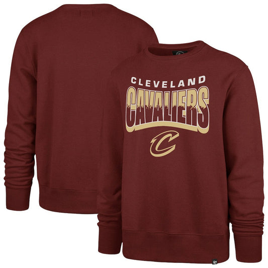 Cleveland Cavaliers '47 Unisex Brush By Headline Crewneck Sweatshirt sale - Wine | 47 brand cheap