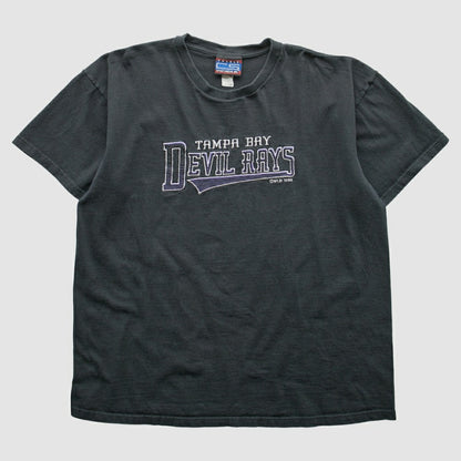 Tampa Bay Rays 1998 T-Shirt - Black Vintage