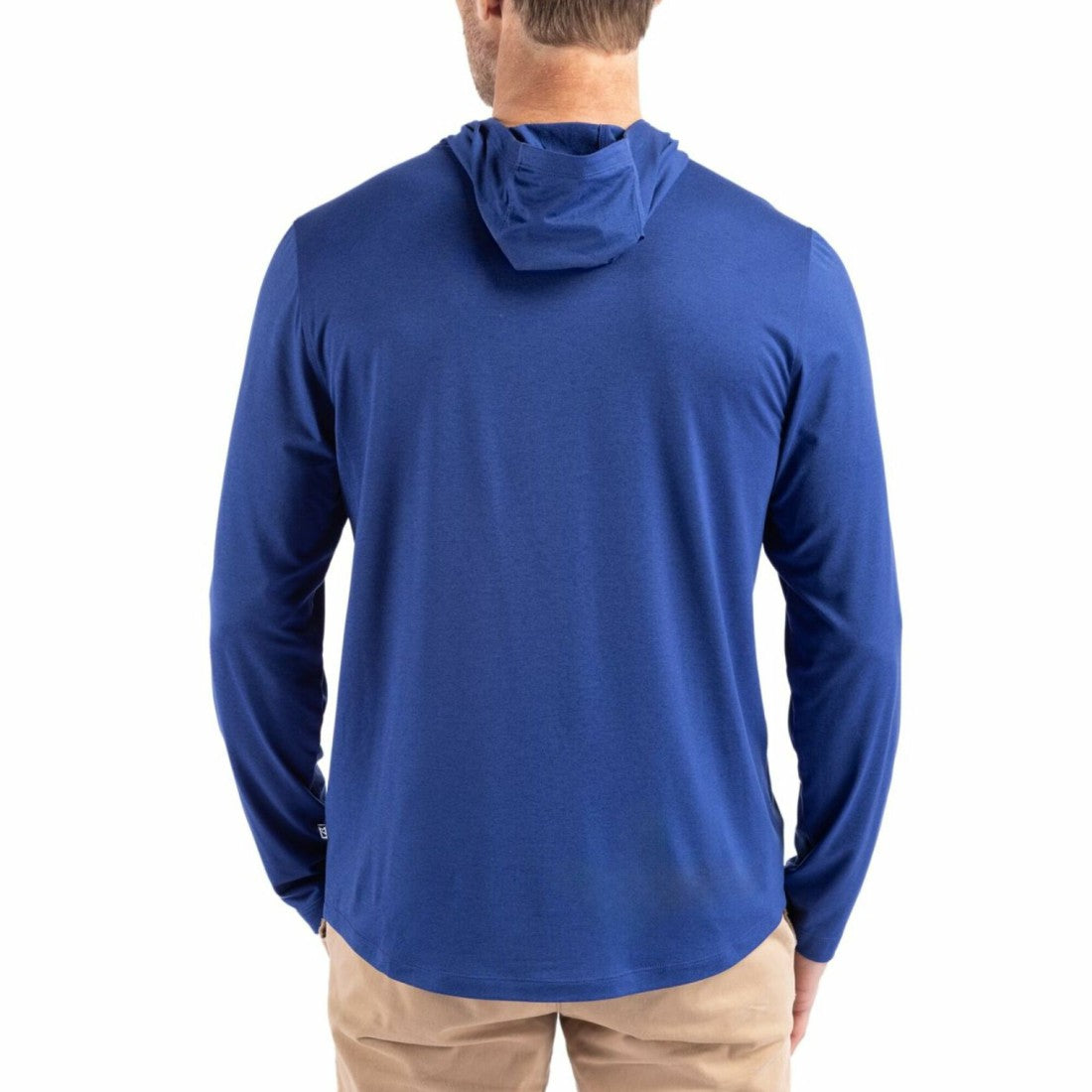 Seattle Seahawks Cutter & Buck Coastline Epic Comfort Eco Recycled Long Sleeve Hoodie T-Shirt - Blue outlet
