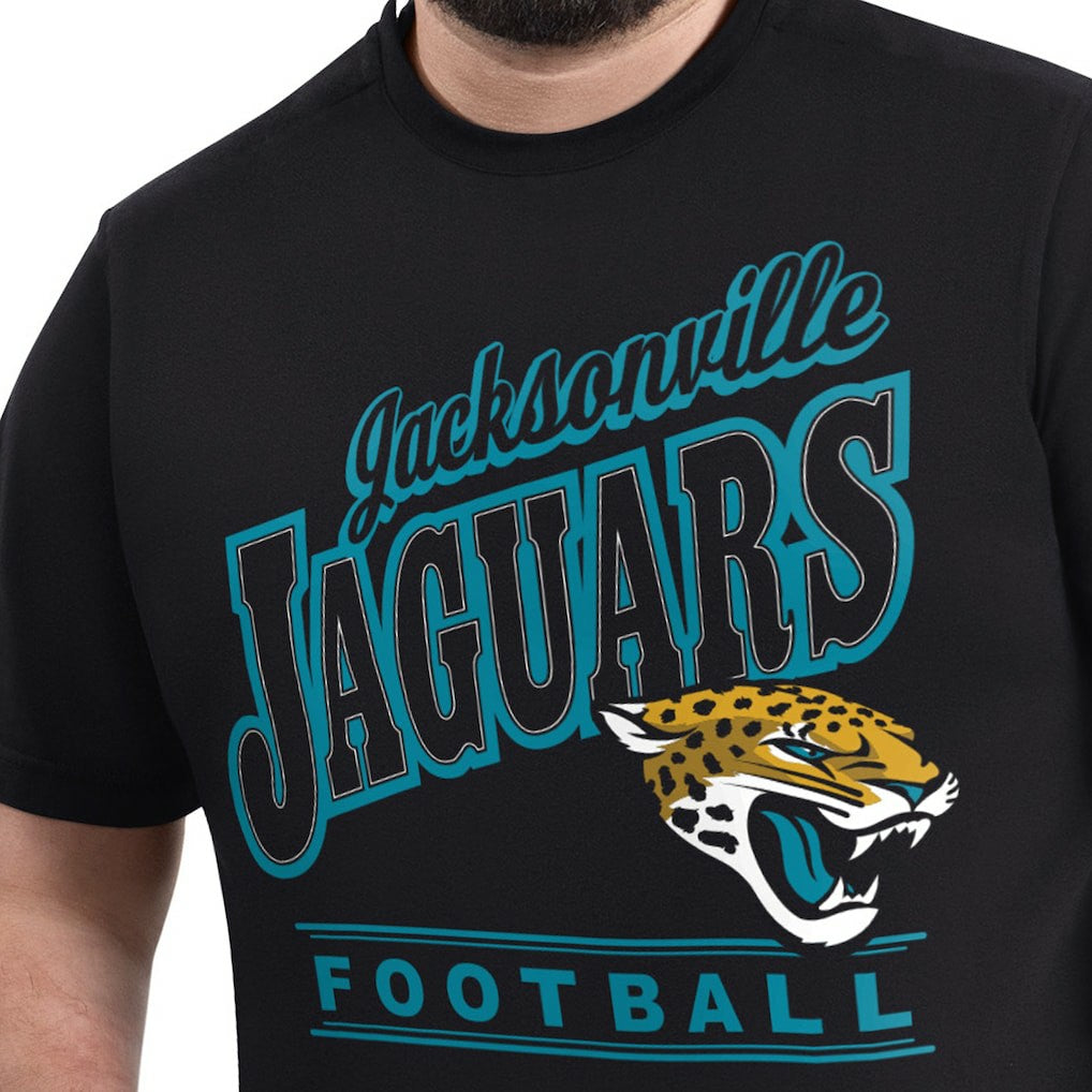 Jacksonville Jaguars G-III Sports by Carl Banks Adaptive Headliner Graphic T-Shirt - Black sale