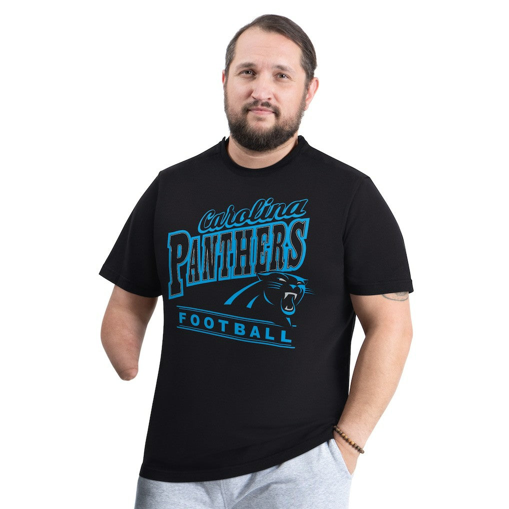 Carolina Panthers G-III Sports by Carl Banks Adaptive Headliner Graphic T-Shirt - Black outlet