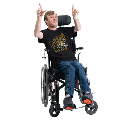 Baltimore Ravens G-III Sports by Carl Banks Adaptive Headliner Graphic T-Shirt - Black outlet