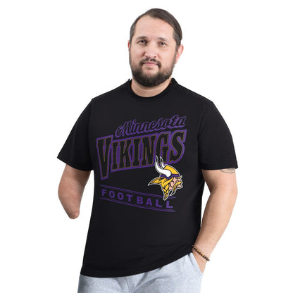 Minnesota Vikings G-III Sports by Carl Banks Adaptive Headliner Graphic T-Shirt - Black cheap