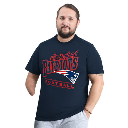 New England Patriots G-III Sports by Carl Banks Adaptive Headliner Graphic T-Shirt - Navy for sale