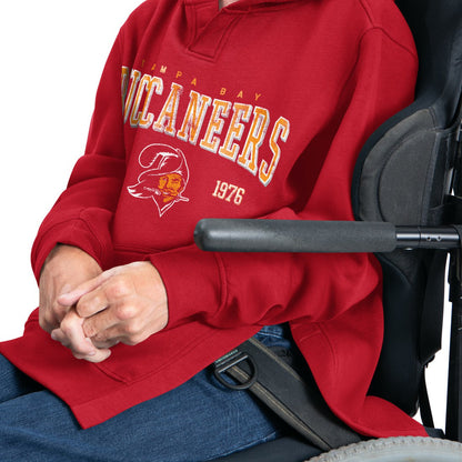 Tampa Bay Buccaneers G-III Sports by Carl Banks Adaptive Team Spirit Graphic Fleece Pullover Hoodie - Red on sale