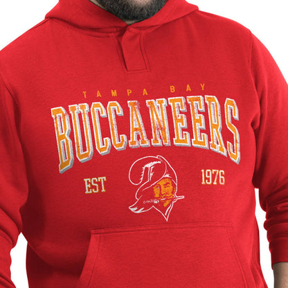 Tampa Bay Buccaneers G-III Sports by Carl Banks Adaptive Team Spirit Graphic Fleece Pullover Hoodie - Red on sale
