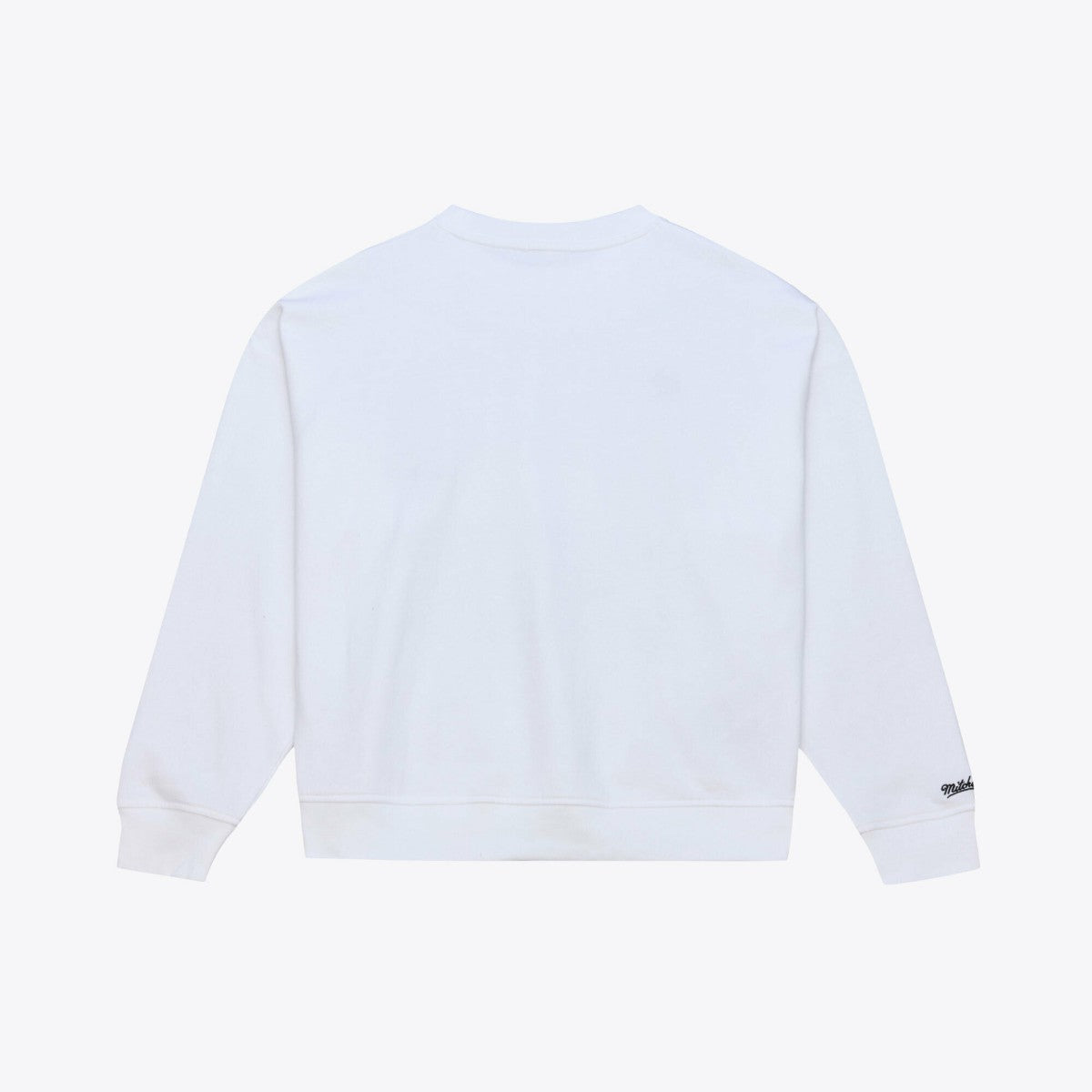 Los Angeles Lakers Women's Lightweight Block Letter Sweatshirt - White | Mitchell & Ness for sale