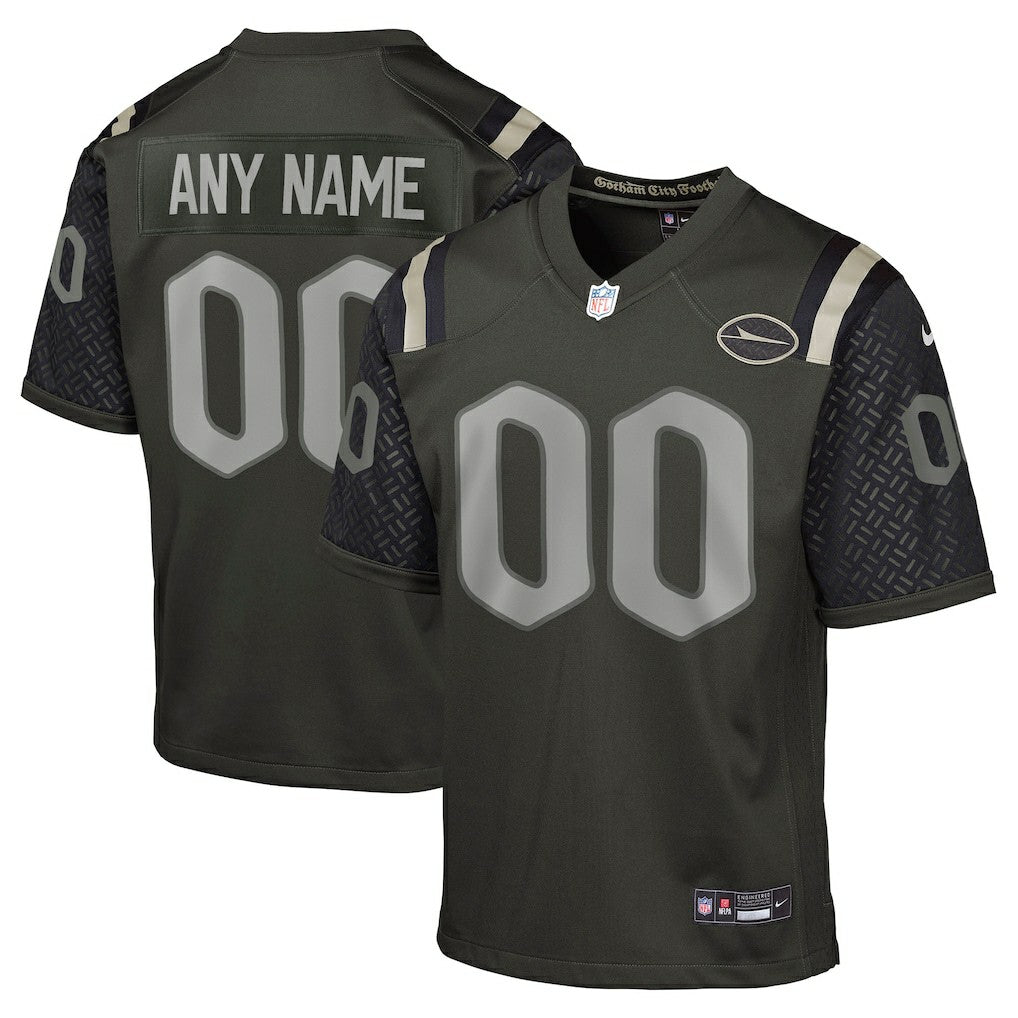 New York Jets Youth 2025 Rivalries Collection Custom Game Jersey - Gotham Green | Nike sale