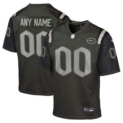 New York Jets Youth 2025 Rivalries Collection Custom Game Jersey - Gotham Green | Nike sale
