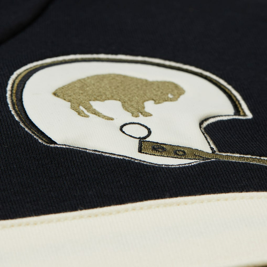 Buffalo Bills Vintage Logo Head Coach Hoodie - Olive on sale