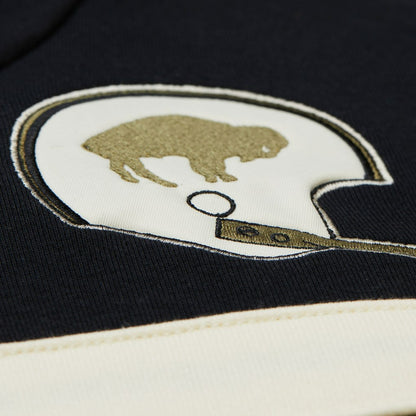 Buffalo Bills Vintage Logo Head Coach Hoodie - Olive on sale