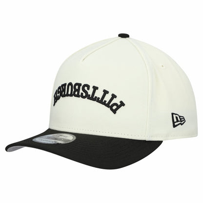 Pittsburgh Steelers New Era Upside Down 9FIFTY A-Frame Snapback Hat - Cream cheap