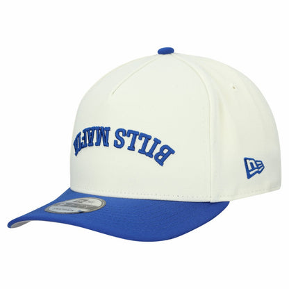 Buffalo Bills New Era Upside Down 9FIFTY A-Frame Snapback Hat - Cream sale