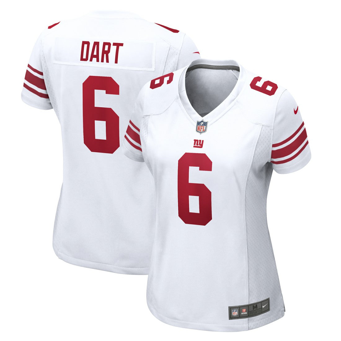 Jaxson Dart New York Giants Women's Game Jersey - White | Nike for sale