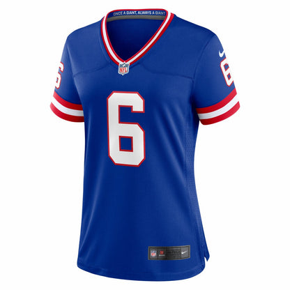 Jaxson Dart New York Giants Women's Alternate 2 Classic Game Jersey - Royal | Nike cheap
