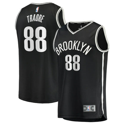 Nolan Traoré Brooklyn Nets Youth Fast Break Replica Jersey - Black - Icon Edition | Fanatics for sale