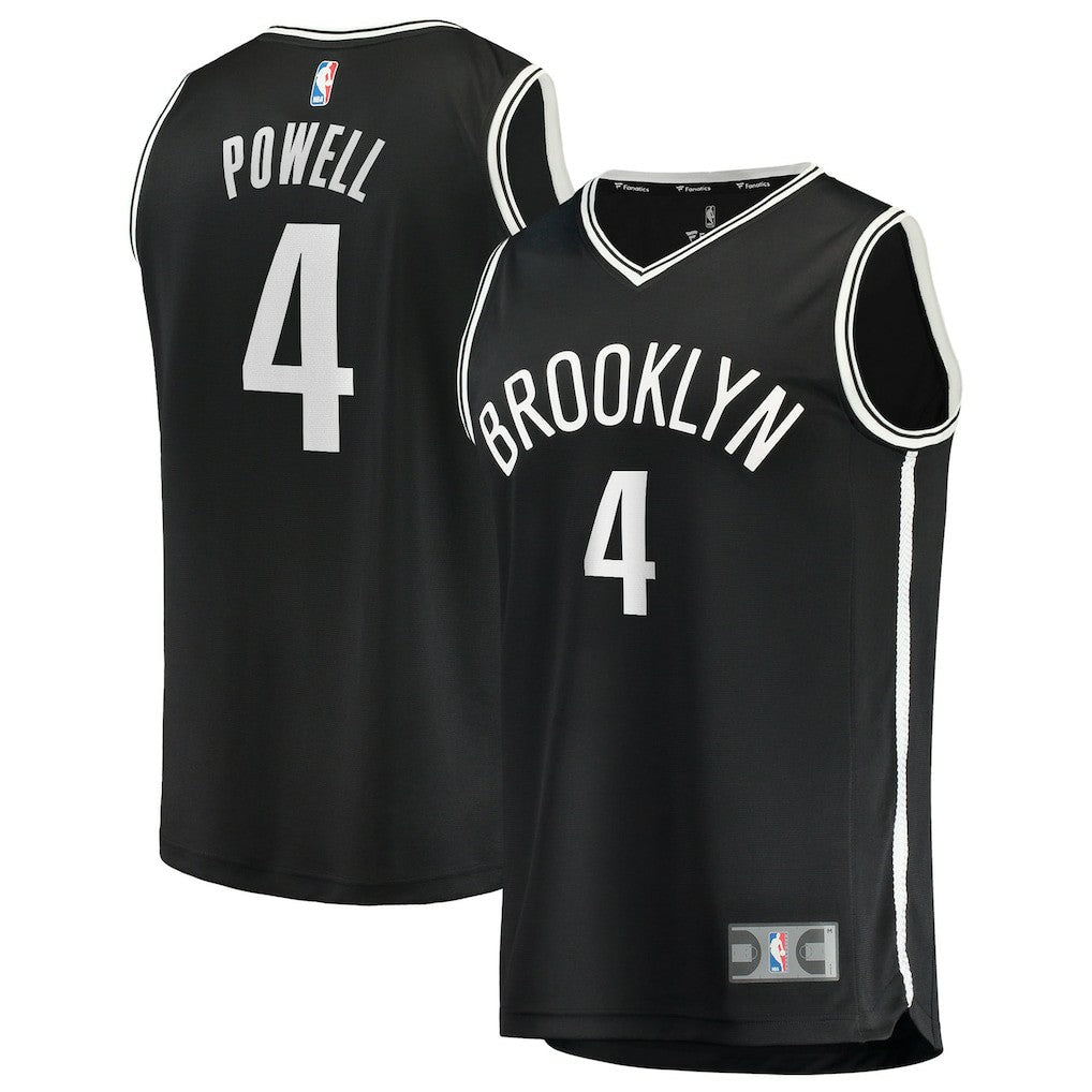 Drake Powell Brooklyn Nets Youth Fast Break Replica Jersey - Black - Icon Edition | Fanatics cheap
