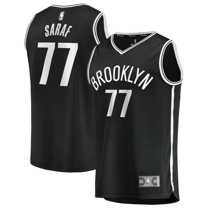 Ben Saraf Brooklyn Nets Youth Fast Break Replica Jersey - Black - Icon Edition | Fanatics online