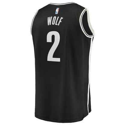 Daniel Wolf Brooklyn Nets Youth Fast Break Replica Jersey - Black - Icon Edition | Fanatics discount