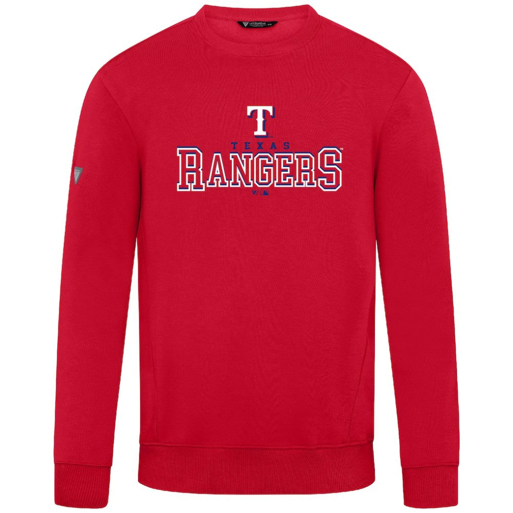 Texas Rangers Levelwear Zane Journey Sweatshirt - Red