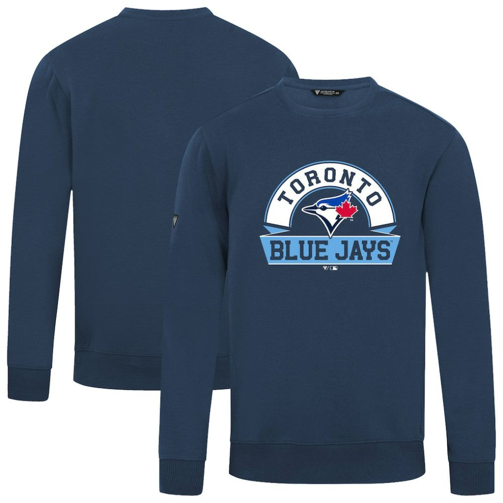 Toronto Blue Jays Levelwear Zane Banner Arch Sweatshirt - Navy